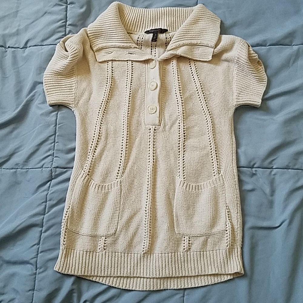Cream sweater